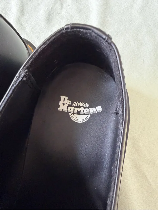 Dr. Martens 1461 SMOOTH LEATHER PLATFORM Black Smoothh SHOES Size 8M or 9W - Image 12