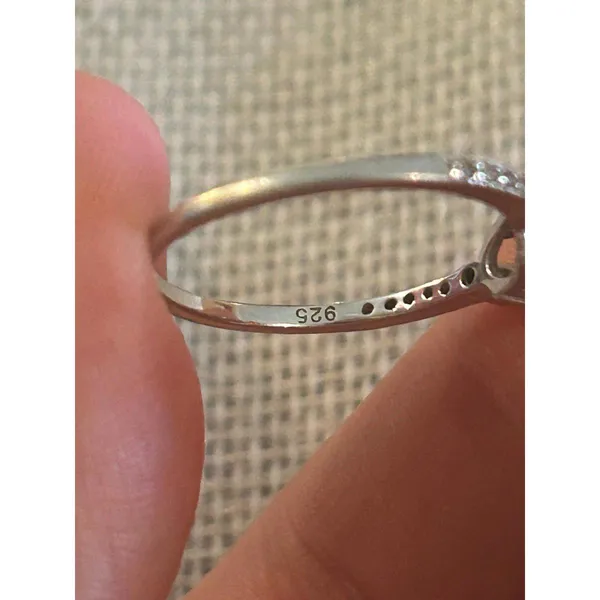 Lot a394 ring size 10 nvc 925 sterling silver - Image 12