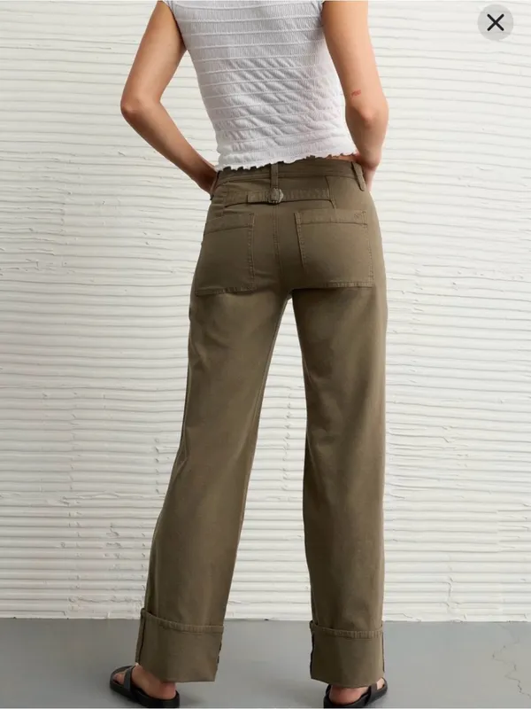 AE Stretch High Waisted Utility Stovepipe Pants - Image 2