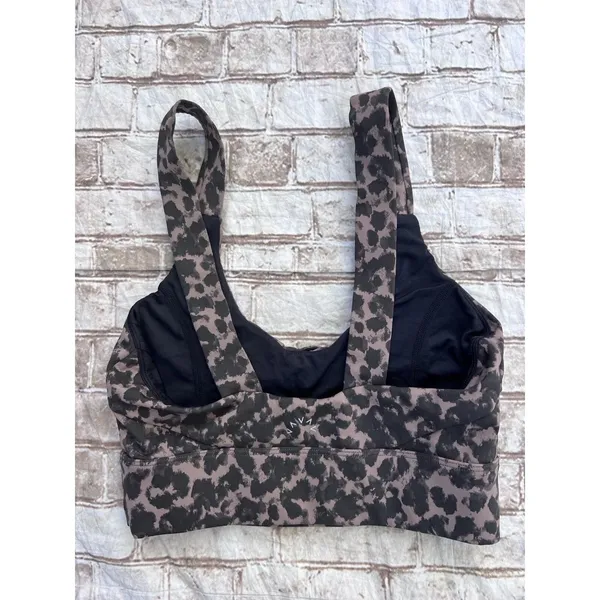 Varley Small Bra Women's Brown Let's Go Staunton Cut-Out‎ Front Sports S $68 - Image 4