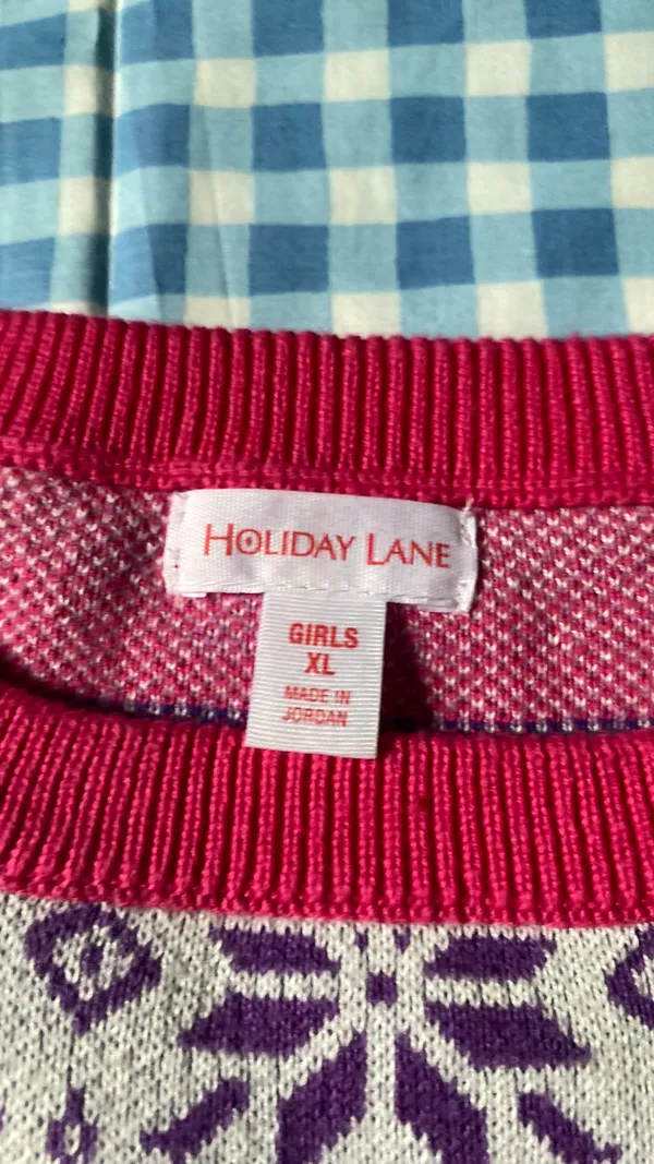 Holiday Lane Sweater Pink Size XL - Image 2