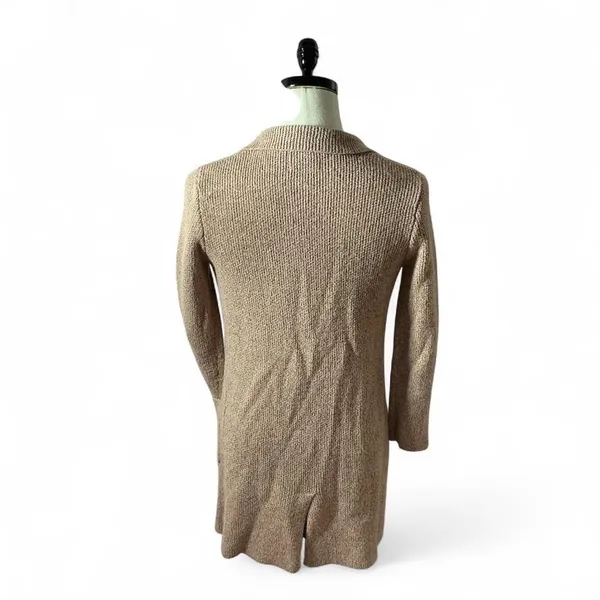 Active USA‎ Knit Cardigan Sweater Small Duster Open Front Coat Jacket - Image 2