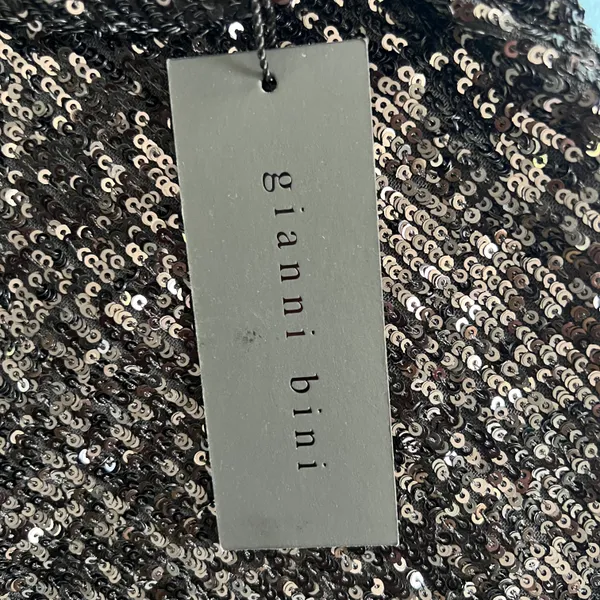 NWT Jada Halter Neck Sleeveless Black Sequin Dress - Image 7