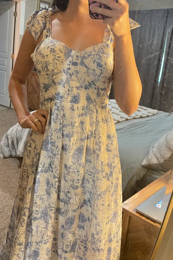 Blue & White Dress - Image 11