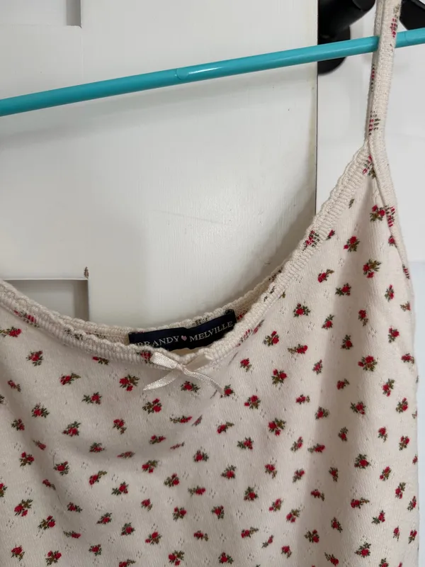 Brandy Melville Floral Tank - Image 2