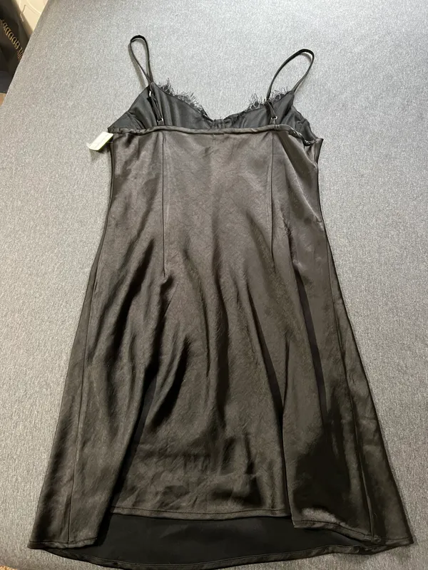 Apricot Lane black satin dress - Image 6