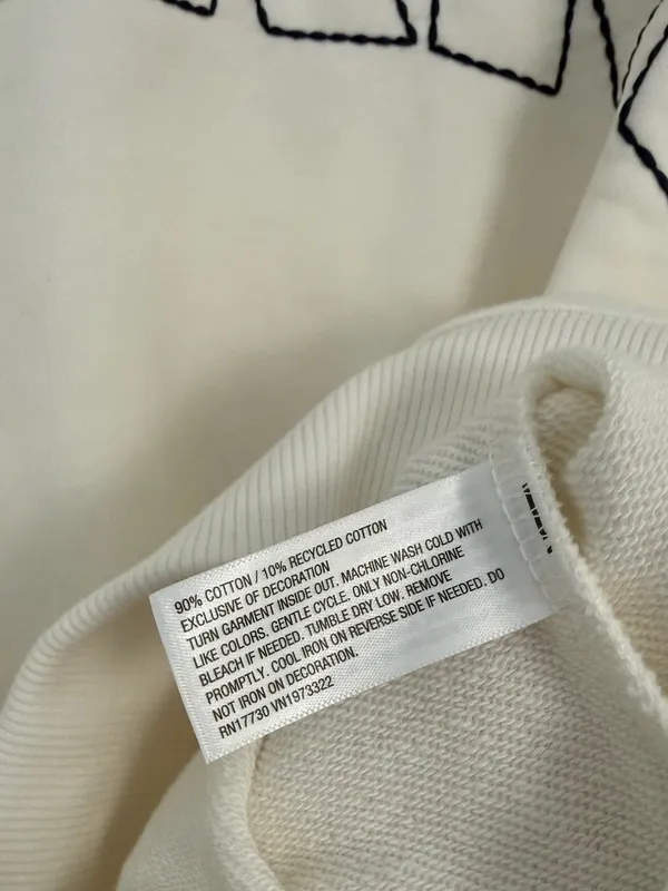 Parke x Target Mockneck Sweatshirt Women’s Size L/XL Cream Oversized - Image 5