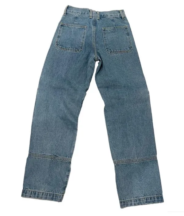 Princess Polly The Stacey Jeans Denim Beige Cargo - Image 6