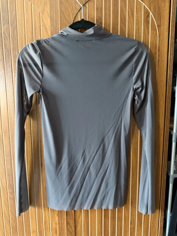 Wilfred Free Aritzia Top sheer mesh turtleneck - Image 2