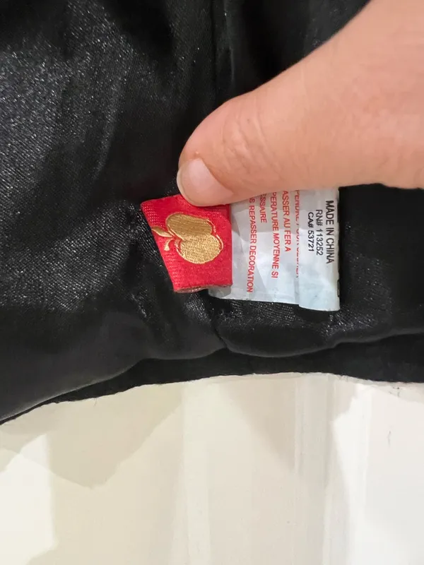 Vintage Apple Bottoms 3/4 Sleeve Peacoat – Black Wool Blend – Size S - Image 4