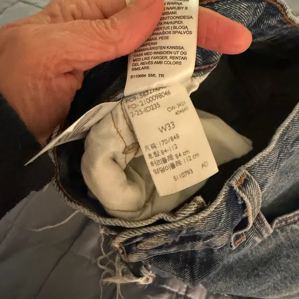 Levi's 501 Women's Denim Shorts Size 33 - Image 5