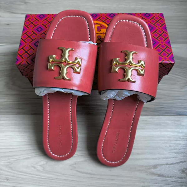 Tory Burch Eleanor Leather Slides 8 - Image 2