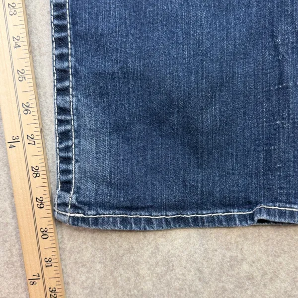 Big Star Jeans Womens 28R Hazel Curvy Fit Blue Y2K Western Indie Sleaze Low Rise - Image 8