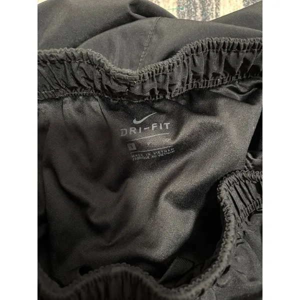 Nike Women's Dri-FIT Running Shorts Black Gray Trim Size Small - Image 7