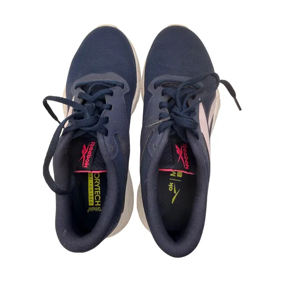 Reebok GZ0298 MemoryTech Sneakers Womens 6.5 Navy Blue Pink Athletic‎ Shoes - Image 2