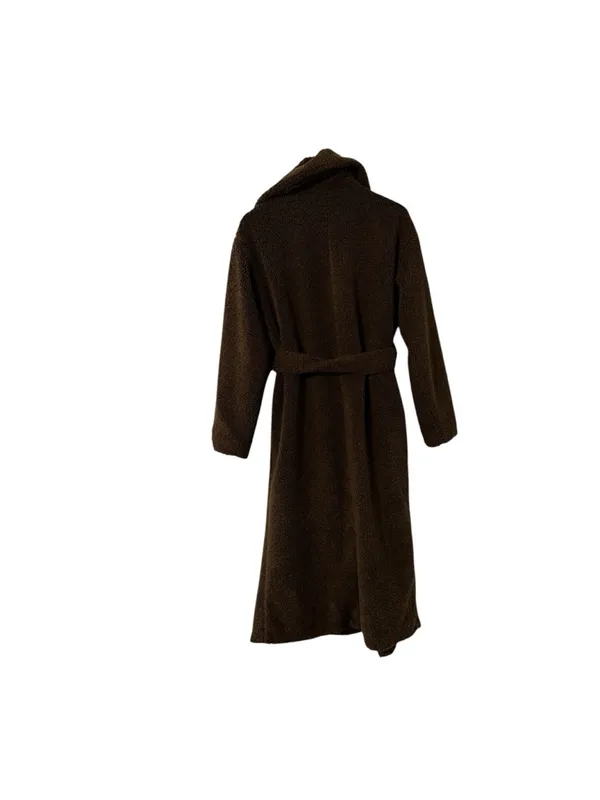 4TH & RECKLESS Teddy Jacket Trench Coat Brown Size M - Image 8