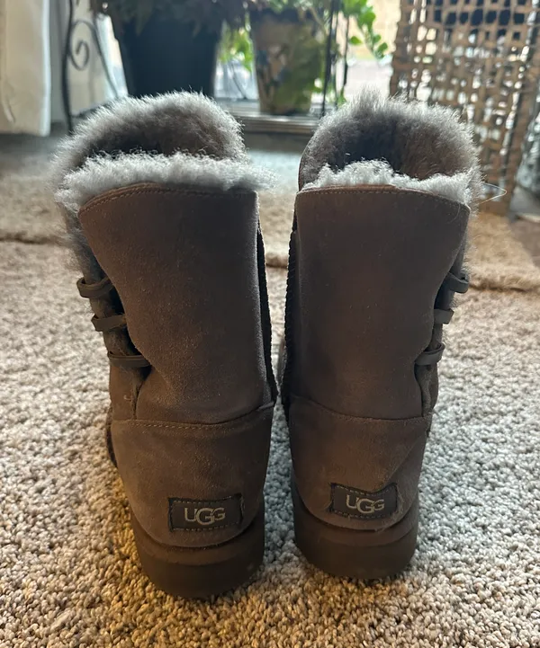 Constantine charcoal grey boots - Image 4