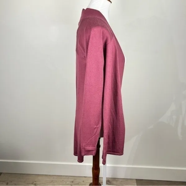 Lululemon Blissful Zen Merino‎ Wool Wrap Sweater Pink Size 2 - Image 9