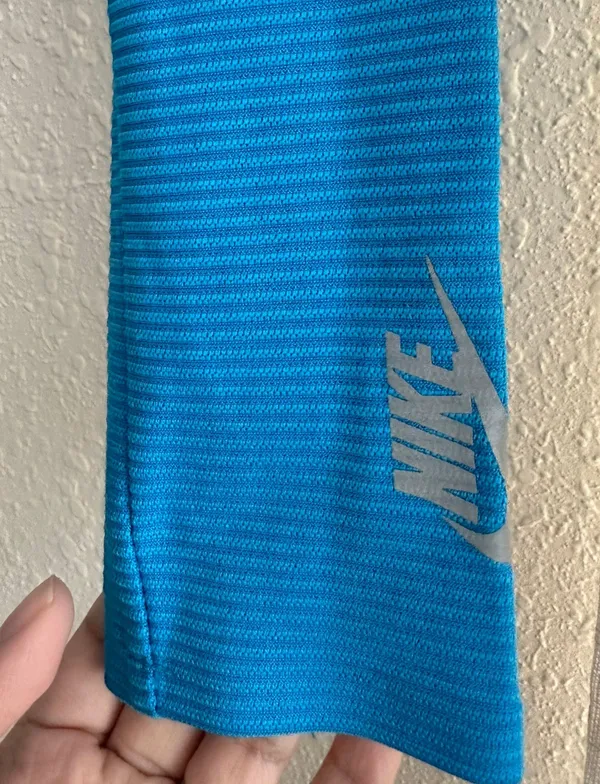Nike Blue Long Sleeve Dri-Fit Top - Image 2