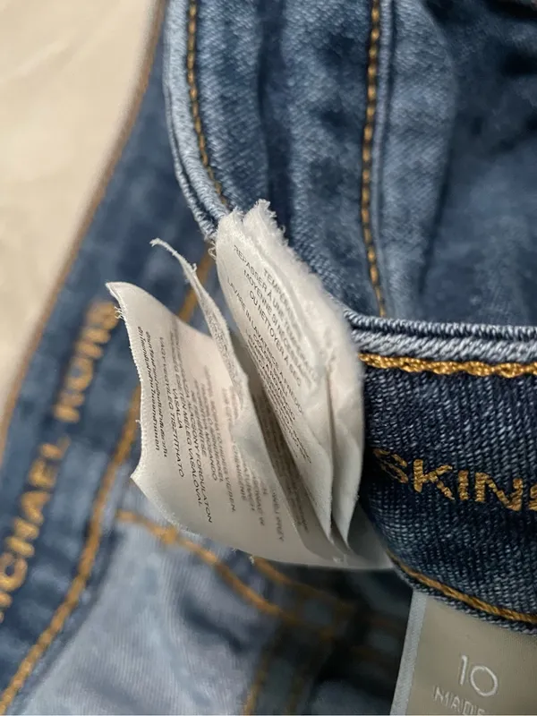 Michael Kors Straight-Leg Jeans in Dark Blue Wash - Image 2