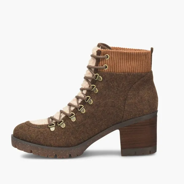 Kork-Ease NEW Elin High Pile Fleece Lug Sole Bootie - Image 8