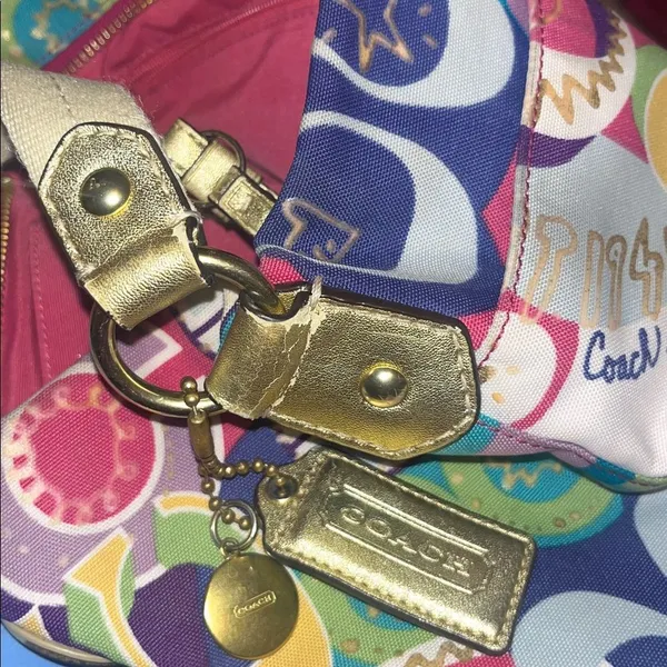 Coach Poppy Crossbody Purse Graffiti - Image 7