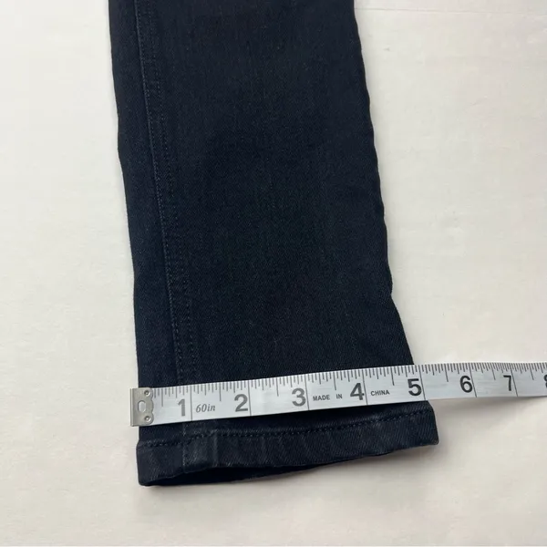 Reformation High And Skinny Jean Faded Black Destroyed Denim Womens Size‎ 27 NEW - Image 9