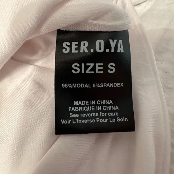 SER.O.YA Ellis Top - NWT - Size S - White Off Shoulder Crop Top - Image 7