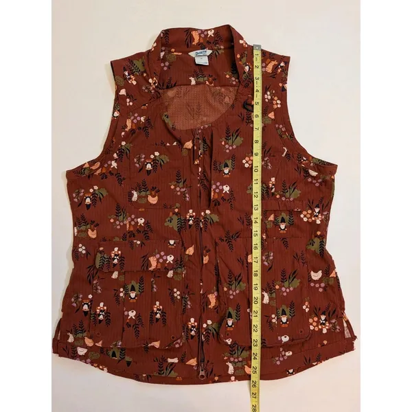 Duluth Heirloom Gardening Vest Gnomes Sz M Utility Outdoor Goblincore Kitchie - Image 3