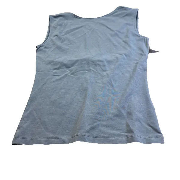 Madewell Olive Green Women Sleeveless Tank Top Square back Minimalist Stretch M - Image 9