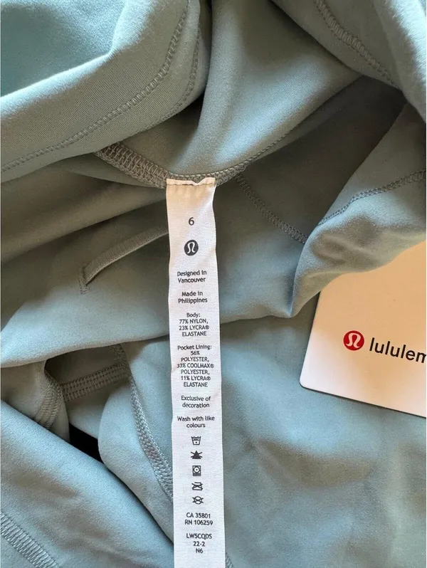Lululemon Wunder Train High Rise 25” Misty Glade Size 6 NWT - Image 6