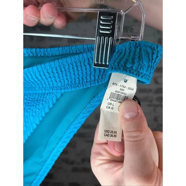 Aerie | women nwt blue swim bikini bottoms - Image 4