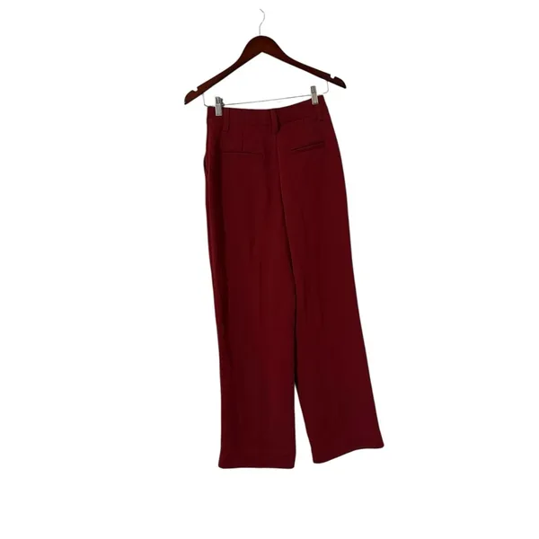 REFORMATION Wide Leg Pleated Chianti Pants Trousers - Image 6