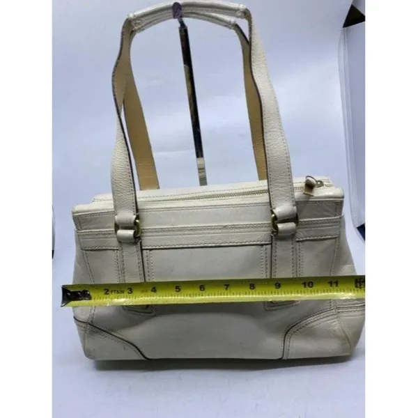 coach leather white shoulder bag - Image 3
