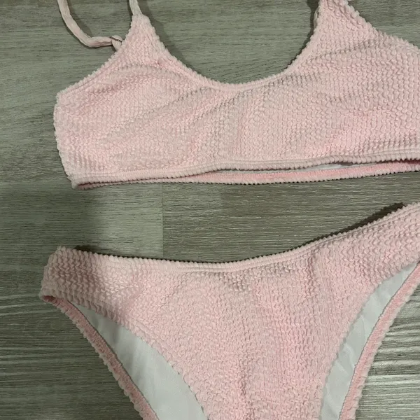 New pink Bandeau two piece bikini - Image 3