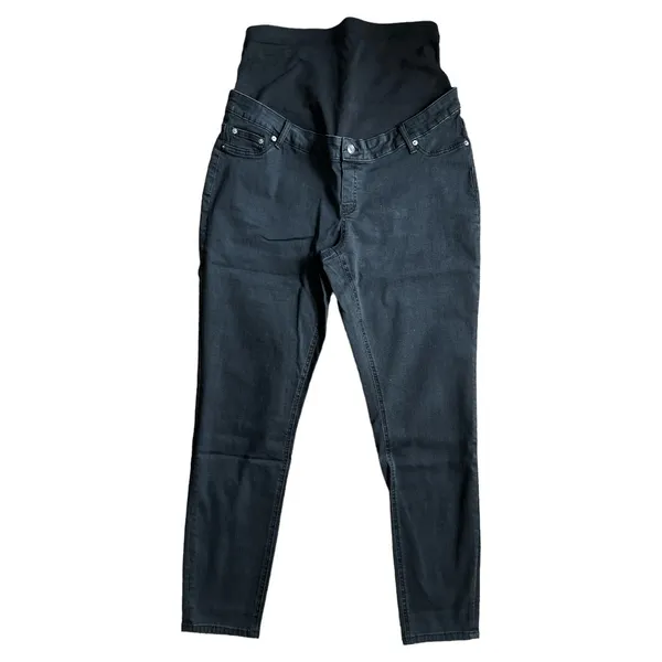 Asos Washed Black Maternity Ultimate Skinny Jeans, US12 - Image 5