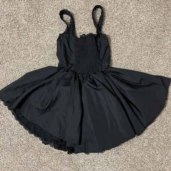 Fit and flare ruffle dress lace dress pleated mini dress summer elegrant dress - Image 12