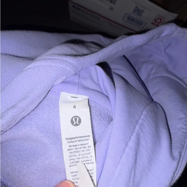 Cropped Lululemon Scuba Full-Zip - Image 3