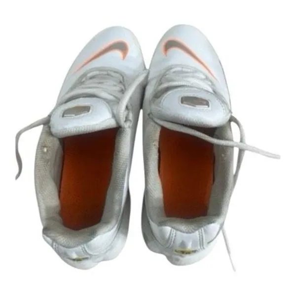 Nike Air Max Plus TN SE GS Kids Sneakers Size 7Y White Silver Orange AR0005-100 - Image 7