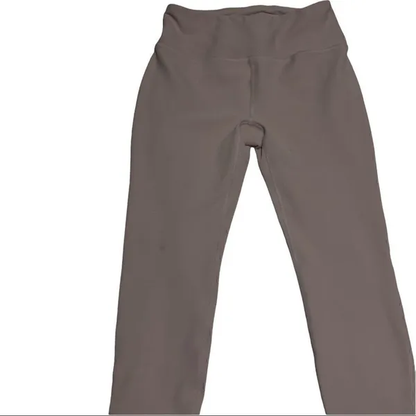 Harmony & Balance Ribbed Dusty Rose Leggings! - Image 3
