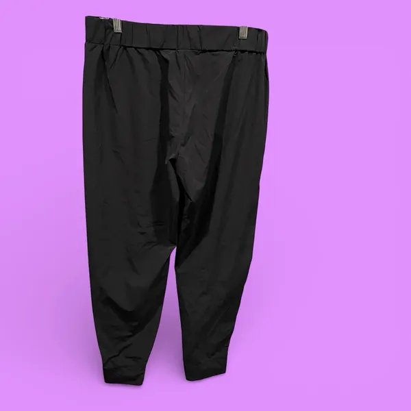 Cozy relaxed Nike dri-fit lightweight pants joggers pockets tapered leg pull on - Image 3
