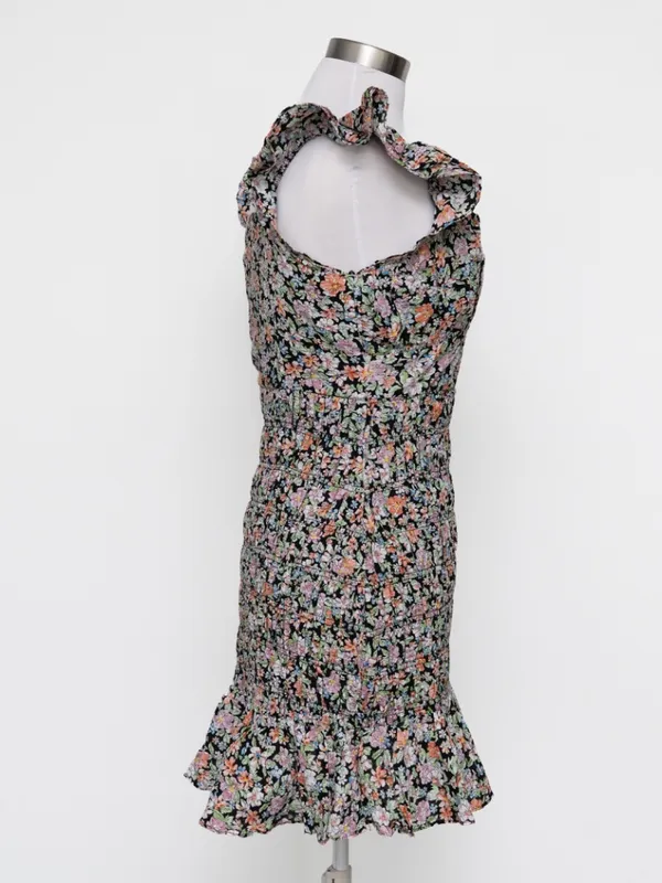 Free the Roses - Floral Smocked Mini Dress‎ - Image 10