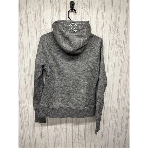 Womens Size 8 Lululemon Scuba Hoodie Gray - Image 6