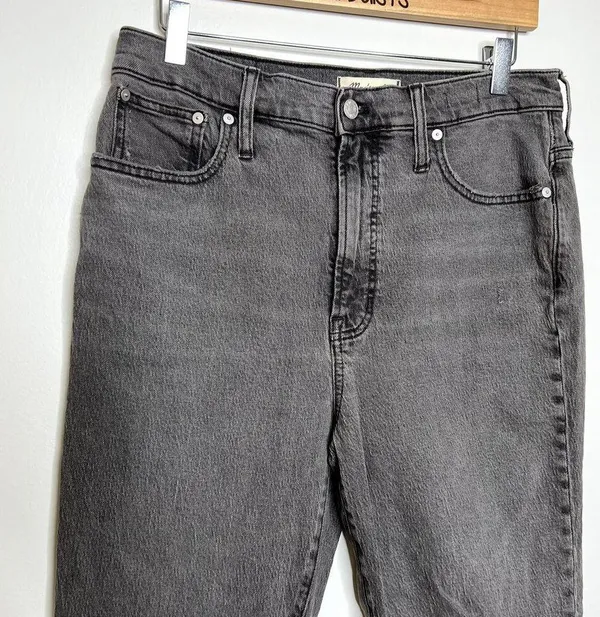 Madewell The Perfect Vintage Jean Gray Denim Jeans - Image 2