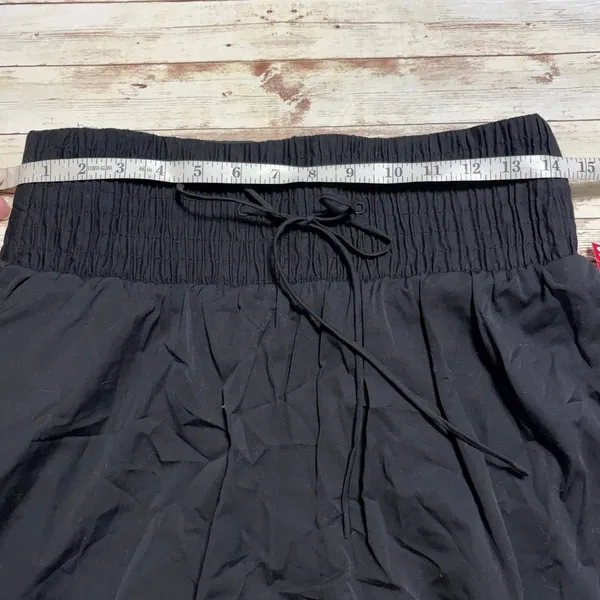 Spanx Poplin Smocked A-Line Midi Skirt Size Medium Smocked Waistband NWT - Image 5