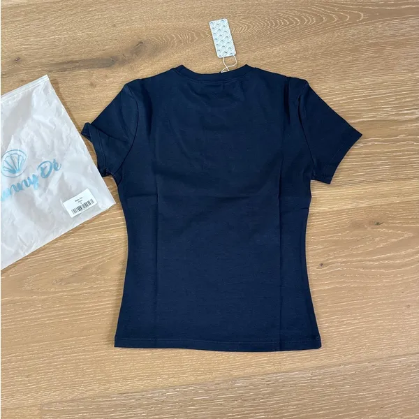 Sunny De Baby Tee Size S Navy Blue - Image 4