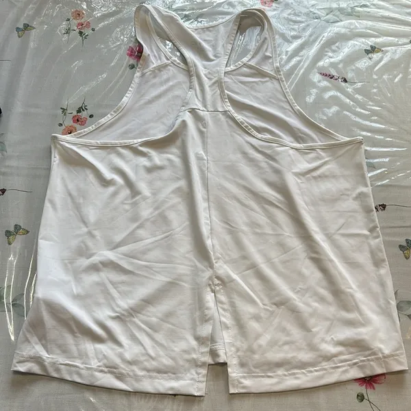 Adidas White Logo tank top Women's XL - Image 4
