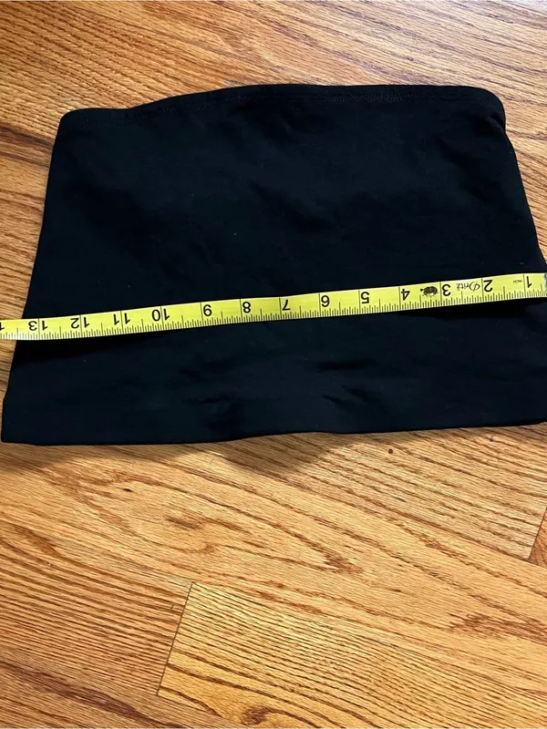 H&M Black Strapless Tube Top - Image 2