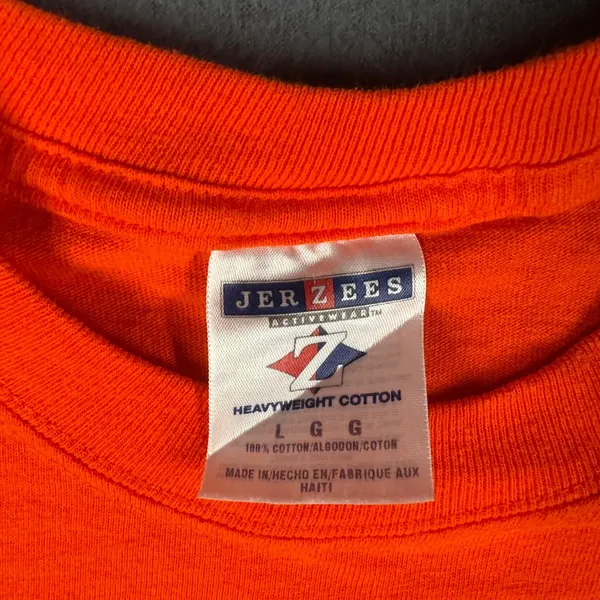 Auburn Tigers T-Shirt‎ Womens Large Jerzees NCAA Orange Football College Graphic - Image 4