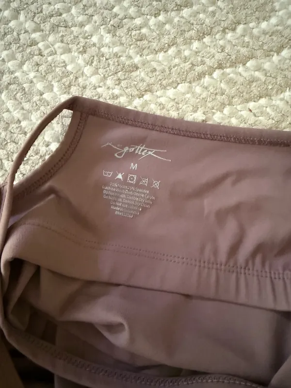 Gottex Rose pink crop athletic top - Image 3
